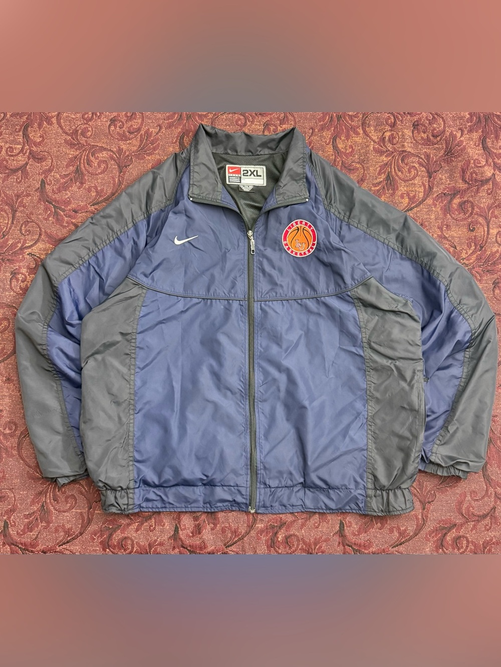 Vintage Nike Liberty University Basketball Jacket Navy Full Zip